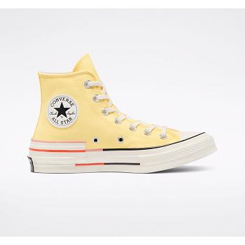 Converse Colorblock Chuck 70 Hi Zlte - Damske Vysoké Tenisky